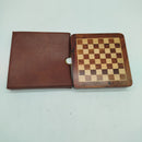 Holz Schachspiel klappbar mit Figuren & Box