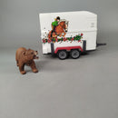 Schleich Bundle Tiere Set von 2 Pferdeanhänger & Bär