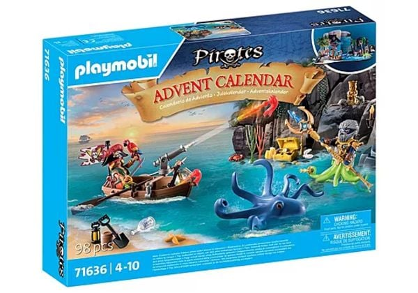 PLAYMOBIL 71636 Piraten Adventskalender Piratenspielzeug Piratenadventskalender