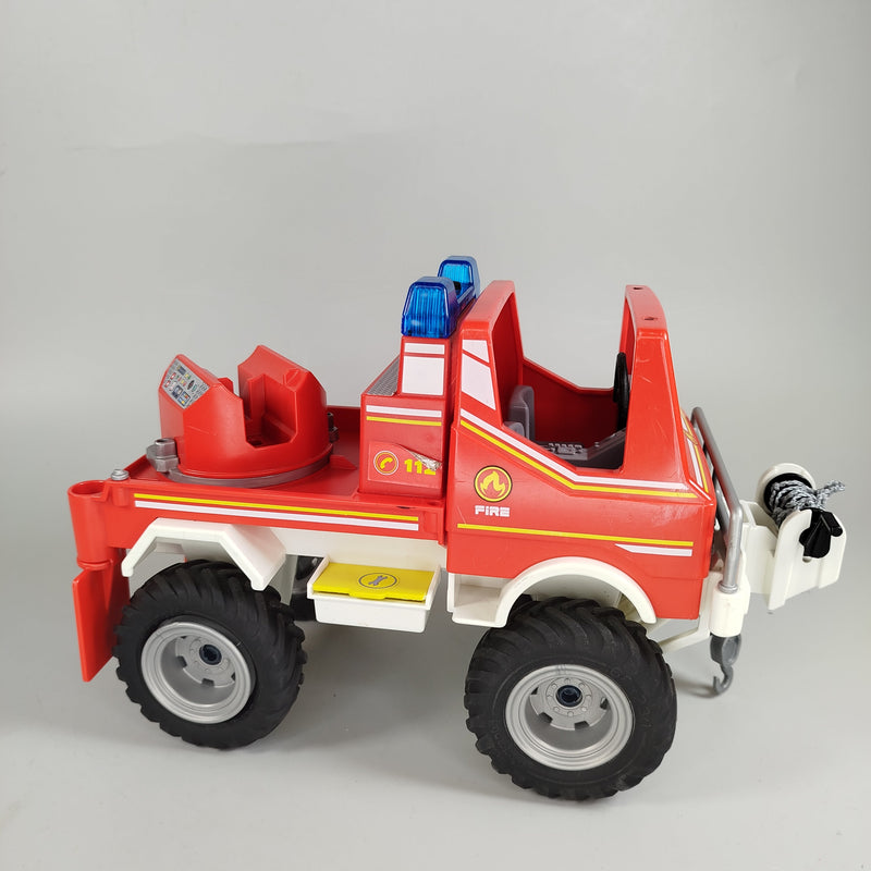 Playmobil Feuerwehr- und Rettungsset - Geländewagen und Löschboot