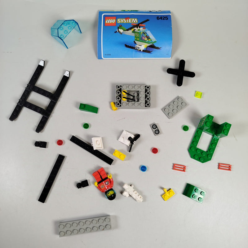 LEGO System Hubschrauber (6425) und GoKart (6436) mit Anleitungen