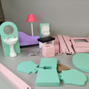 MyToys Puppenhaus Spielset – mit Zubehör, sehr guter Zustand