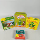 HABA, Noris Spiele- und Kartenset-Bundle: Pantomime, Zahlen-Dino, Quartett un