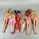 Puppen-Set von 6 – mit Kleidung & Zubehör, gemischt