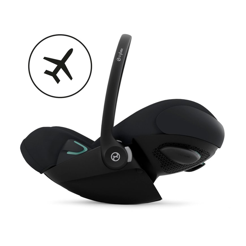 Cybex Cloud G I Size Moon Black Plus Babyschale Kinderautositz Babywanne Auto B-Ware