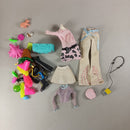 Mattel Bundle Barbie 3x Skipper Modepuppen Pferd Hund Zubehör