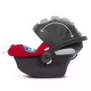 cybex Aton B i-Size Dynamic Red Kindersitz Autokindersitz Kinderautositz Sitz