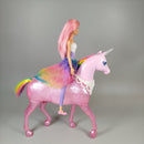 Barbie Puppe & Einhorn Regenbogenfigurenspiel