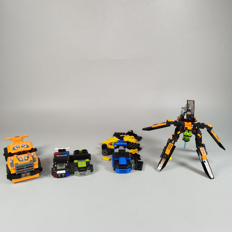 Lego Fahrzeug- und Roboter-Set - 4 Modelle, teilweise unvollständig