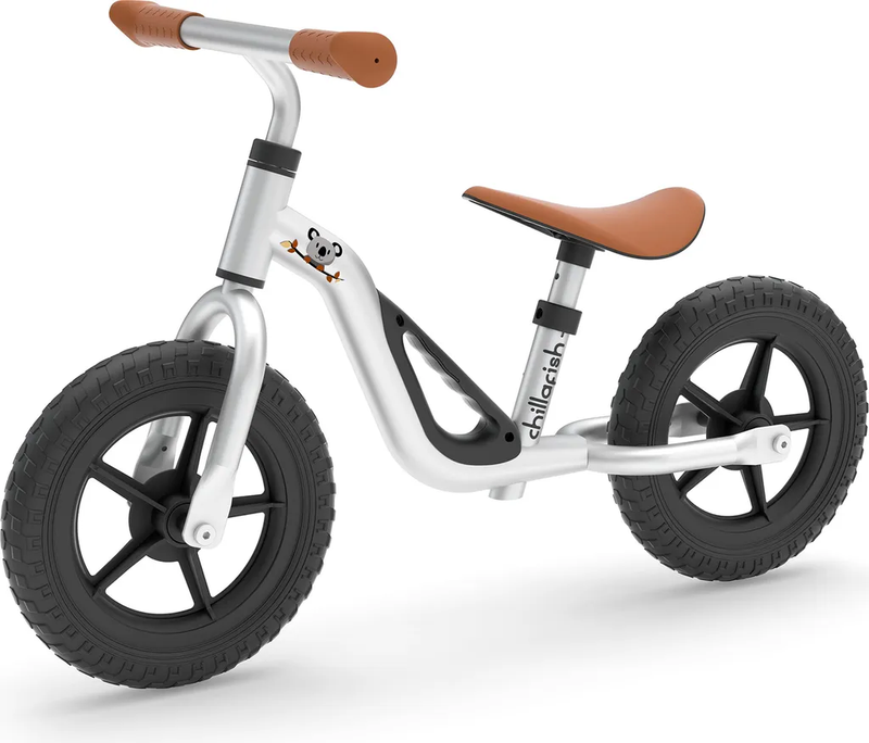 Chillafish Charlie Balance Bike Laufrad Kinderfahrrad Rad 10 Zoll Farbe Silver B-Ware - 5425029651562