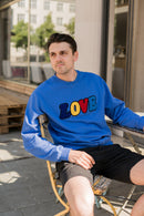 CHIO MI SWEATSHIRT ADULTS Unisex LOVE Royal Blue