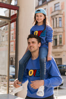 CHIO MI SWEATSHIRT ADULTS Unisex LOVE Royal Blue