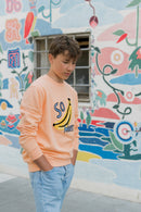 CHIO MI KIDS SWEATSHIRT BANANA Bright Coral