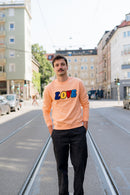 CHIO MI SWEATSHIRT ADULTS Unisex LOVE Bright Coral