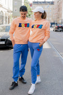 CHIO MI SWEATSHIRT ADULTS Unisex LOVE Bright Coral