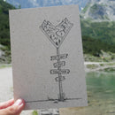 Hannibelle Postkarte aus Graspapier DIN A6