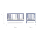 CuddleCo Nola 3-teiliges Kinderzimmer Möbelset Blau