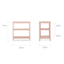 CuddleCo Nola 3-teiliges Kinderzimmer Möbelset Rosa
