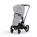 B-Ware Cybex Kinderwagen Gestell Rahmen E Kinderwagen E Priam Matt Black Platinum