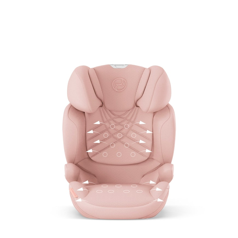 Cybex Platinum Solution T I Fix Kindersitz Kinderautositz Sitz Peach Pink Plus B-Ware