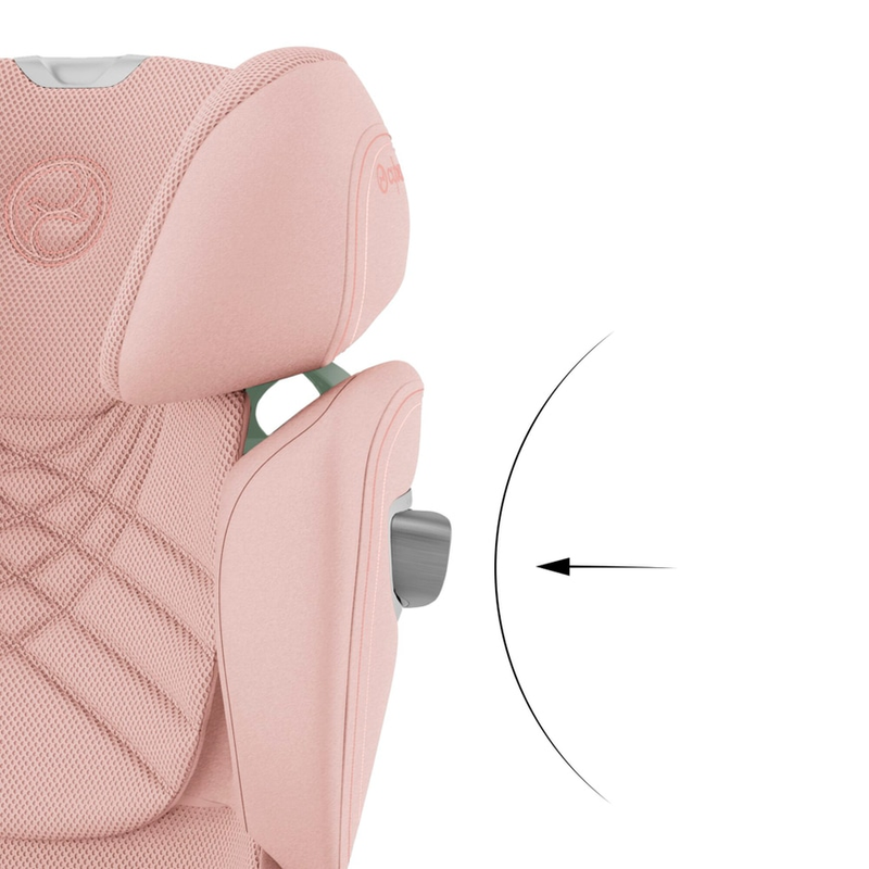Cybex Platinum Solution T I Fix Kindersitz Kinderautositz Sitz Peach Pink Plus B-Ware