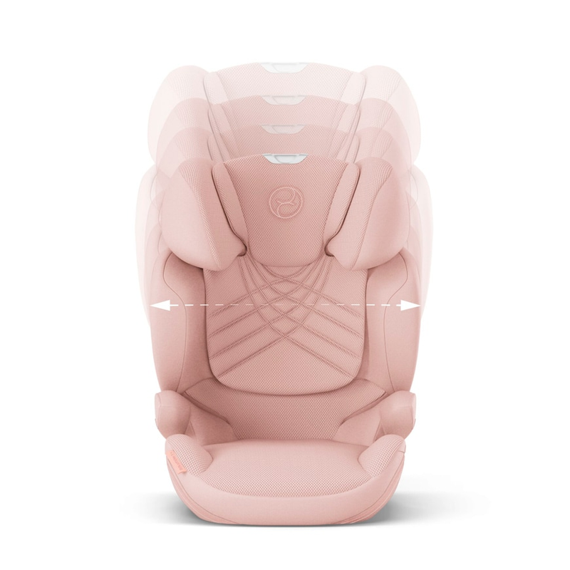 Cybex Platinum Solution T I Fix Kindersitz Kinderautositz Sitz Peach Pink Plus B-Ware