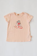 T-Shirt mit Teddymotiv rosa Gr.80 | Steiff