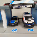 SOS Station Spielset – Polizei & Rettungswagen, Rettungsbasis, Set