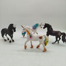 Schleich Bundle Pferde Einhorn 4er Figuren