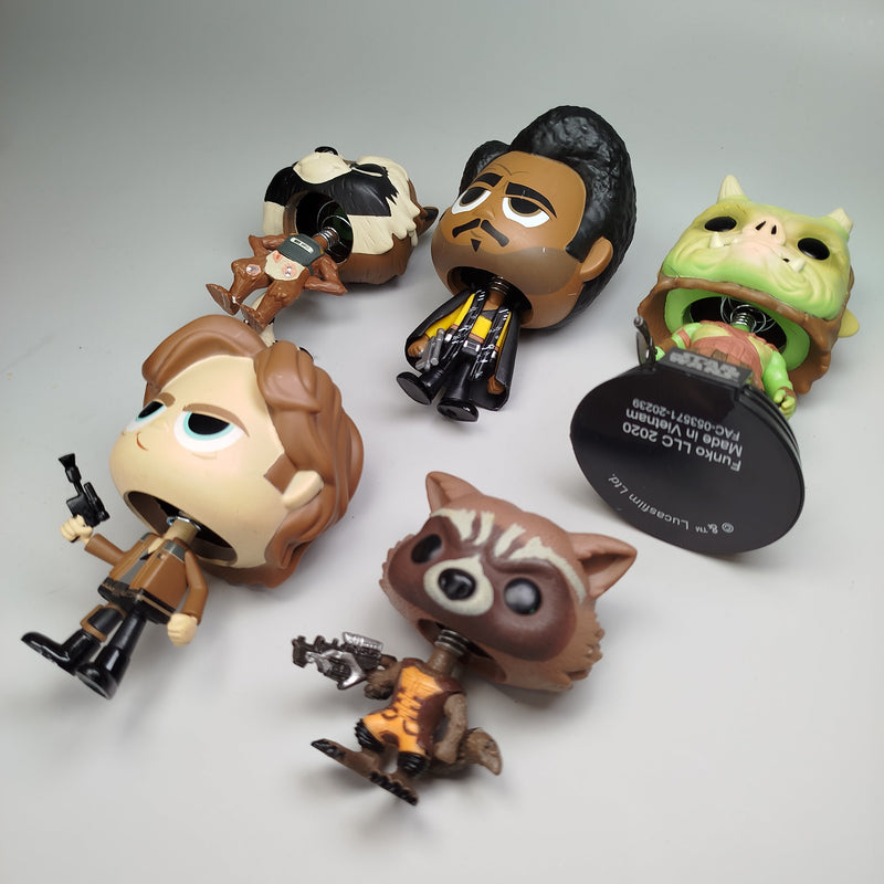 Funko Charaktere aus Star Wars und Guardians of the Galaxy(5 Stück)