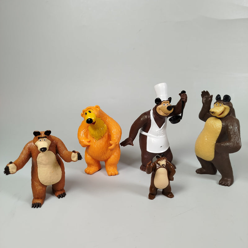 Diverse Bear Characters from Animation and Wildlife (10 Stück)