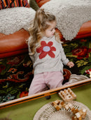 Daily Seven Knitted Sweater Flower Gr. 116