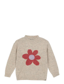 Daily Seven Knitted Sweater Flower Gr. 116