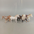 Schleich Bundle Pferdefiguren 5x Pferde mit Sattel