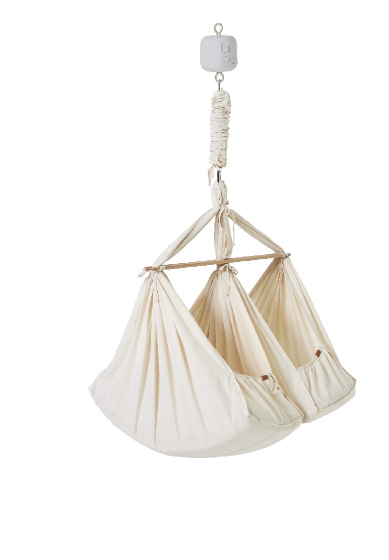 Membantu Federwiege Promo Twin Set Natur - Auslaufmodell