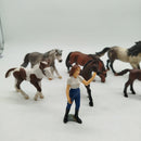 Schleich Bundle Pferde Set von 8 Figuren & Reiterin