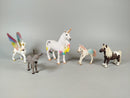 Schleich Bundle Fantasy Set von 5 Pferde & Einhorn, Neuwertig