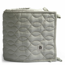 Sebra Babybettchen Kuscheldecke Babydecke Baby-Decke warm gesteppt Elephant Grey