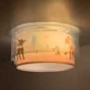 B-Ware Dalber Kinder Deckenleuchte Deckenlampe Loving Deer Rehmotiv Kinderzimmer Lampe