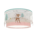 B-Ware Dalber Kinder Deckenleuchte Deckenlampe Loving Deer Rehmotiv Kinderzimmer Lampe