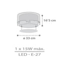 B-Ware Dalber Kinder Deckenleuchte Deckenlampe Loving Deer Rehmotiv Kinderzimmer Lampe