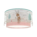 B-Ware Dalber Kinder Deckenleuchte Deckenlampe Loving Deer Rehmotiv Kinderzimmer Lampe