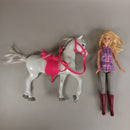Barbie Reitset mit Pferd und Puppe