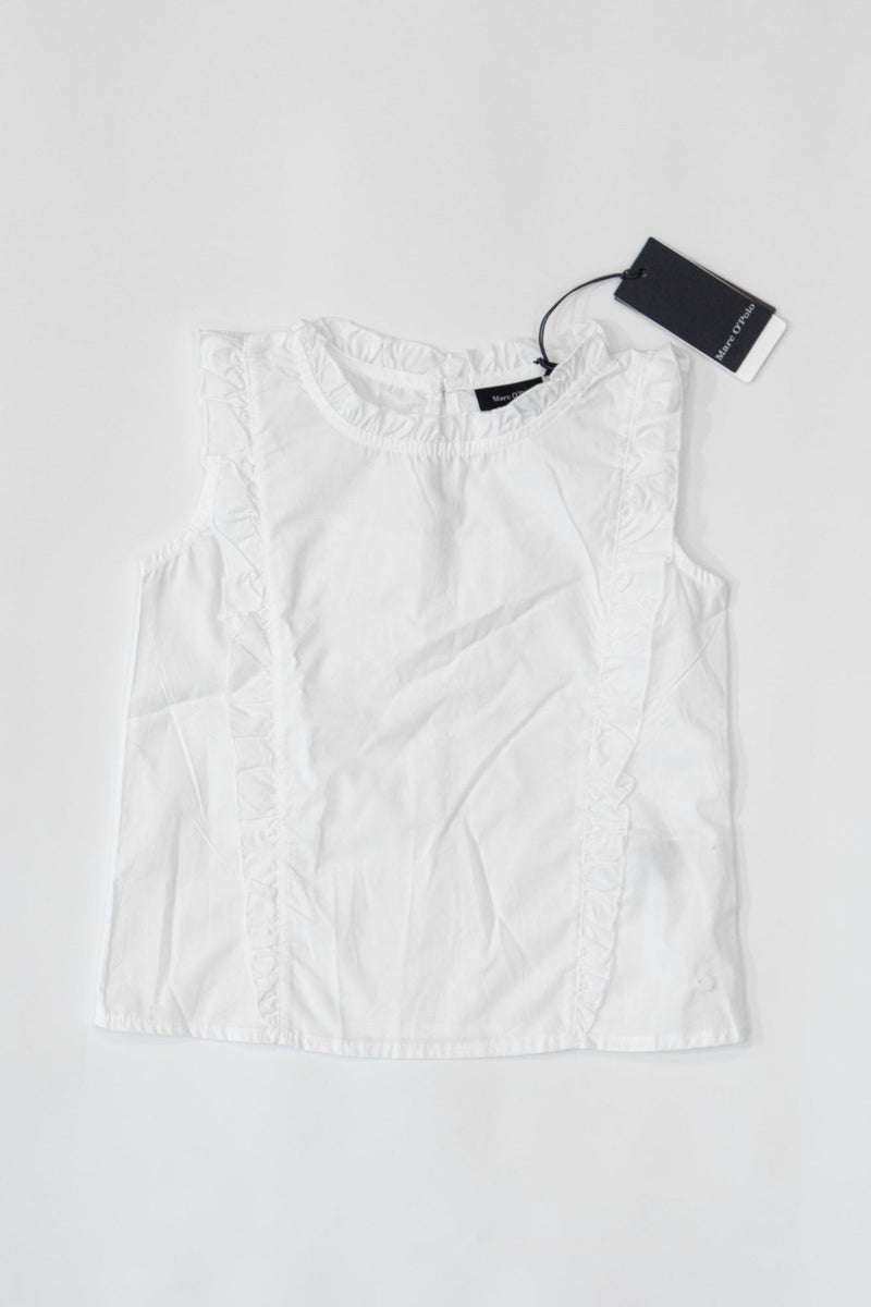 Second Season | Blouse/ ruffle top white size 104 | Marc O' Polo