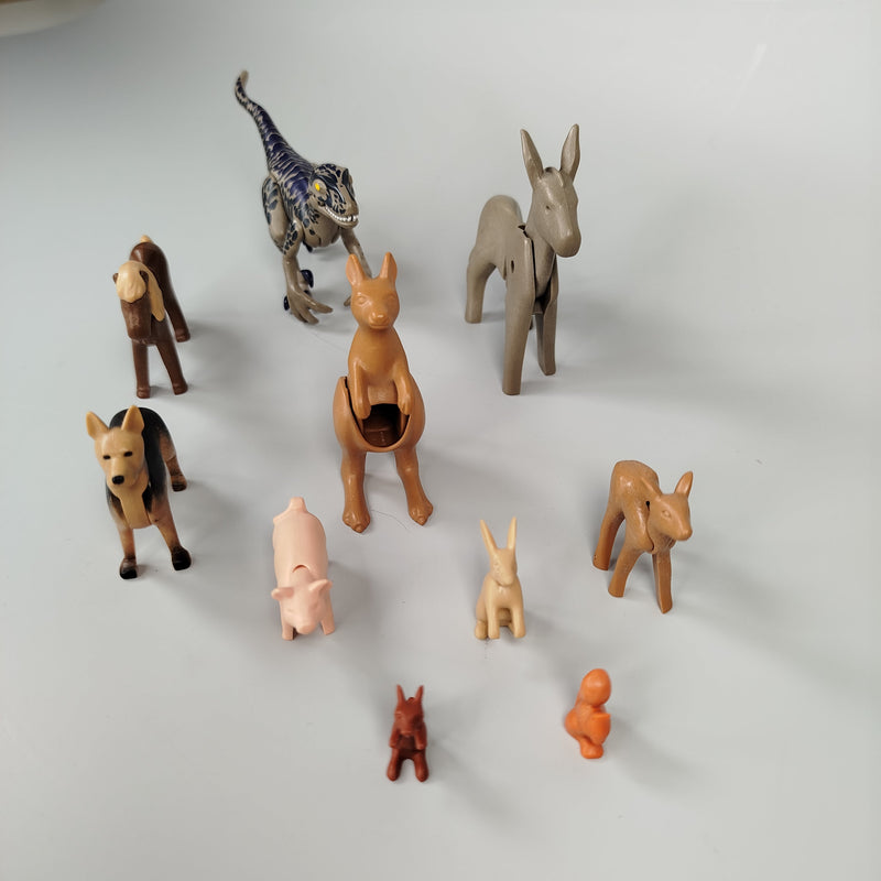 Playmobil Tierfiguren-Set - Bauernhof, Wildtiere - 10er-Set