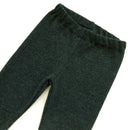 kronjuwel Leggings Schmale Hose Größe 92 dunkelgrün 100% Merinowolle Upcycling