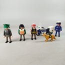 Playmobil Bundle Polizei Figuren Motorrad Hund