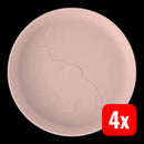 B-Ware Done By Deer Kiddish Kinderteller Teller Elphee Rosa 4 Stück