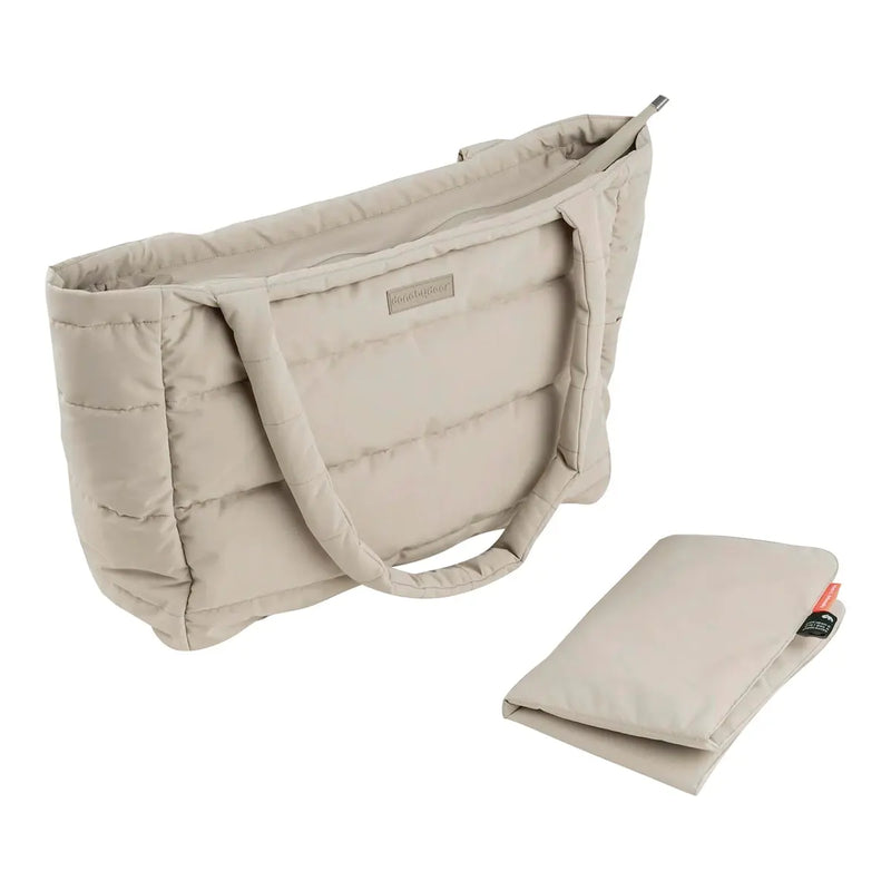 B-Ware Done By Deer Tote Bag Tragetasche Wickeltasche Gesteppt Sand 25 Wickelauflage
