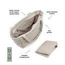 B-Ware Done By Deer Tote Bag Tragetasche Wickeltasche Gesteppt Sand 25 Wickelauflage